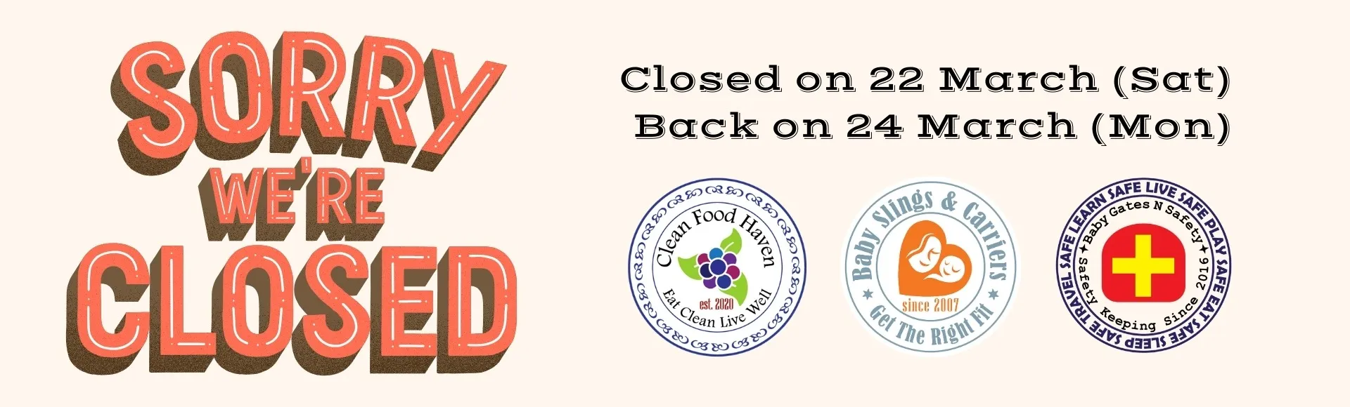 Special Closure Dates